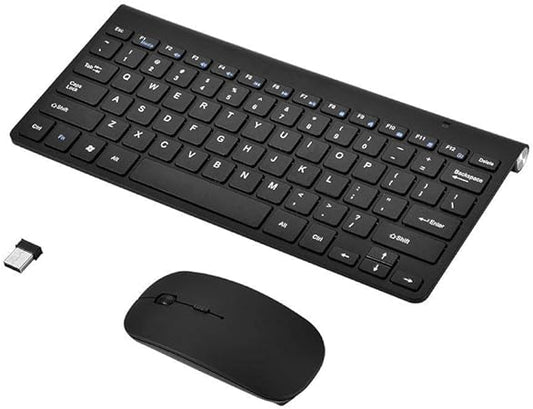 Ultra‑Slim Wireless Keyboard & Mouse Combo
